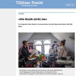 21.04.02 Tüüfner Post, die Musik stirbt nie, Timo Züst, WE ARE AVA